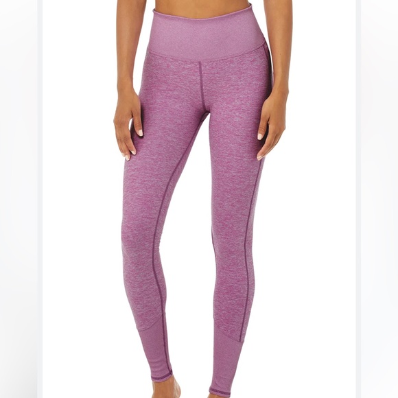 LIGHT purple/pink AloSoft high waisted leggings - Picture 2 of 6